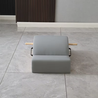 Équipement de Pilates pour la santé et le fitness à domicile : Correcteur de colonne vertébrale en hêtre gris pour l'extension thoracique et la relaxation lombaire