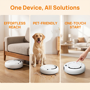 3 Colors Available Smart <b>Robot</b> <b>Vacuum</b> Cleaner, Low Noise Automatic Floor Sweeper, Multi-Surface Cleaning for Home Pet Hair - Product Image 5