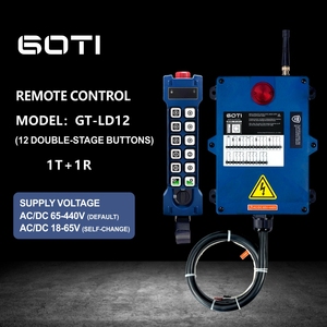 GT-LD12 Industrielle Radio Sans Fil Grue Palan Télécommande Double Vitesse Commutateur 12 Canal Remplacer UTING F24-12D Téléconduite - Product Image 3