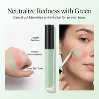 Correcteur de teint liquide OEM à marque privée, couvrance totale, correcteur de couleur, longue tenue, résistant aux plis, base de maquillage légère