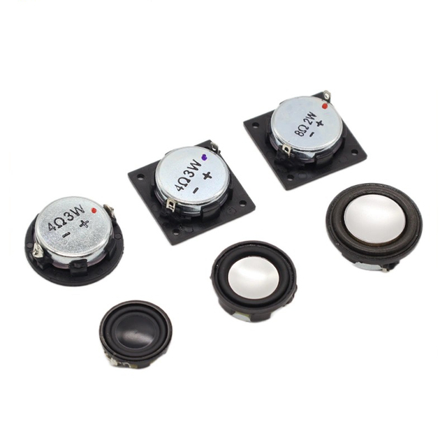 20/24/28MM Full Range Bluetooth Speaker with 4Ω 3W 8Ω 2W Circular Square PU Side Bass for Various Applications