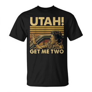Utah Get Me Two T-shirt graphique avec citation vintage - Product Image 2