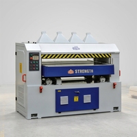 Dégauchisseuse-raboteuse automatique robuste à moteur industriel, grande largeur, haute efficacité pour le travail du bois