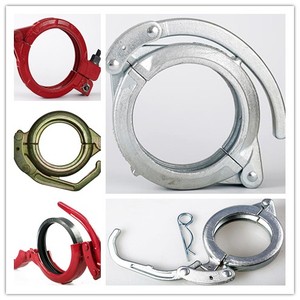 Collier de serrage rapide Schwing Putzmeister DN125mm 40Cr pour tuyau de pompe à béton <span class=keywords><strong>hydraulique</strong></span> avec pression de service de 130 bars pour la plomberie - Product Image 6