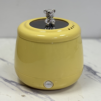Mini cuiseur à riz multifonction 1,8 L avec bouton ours mignon, marmite électrique antiadhésive pour dortoir et usage domestique