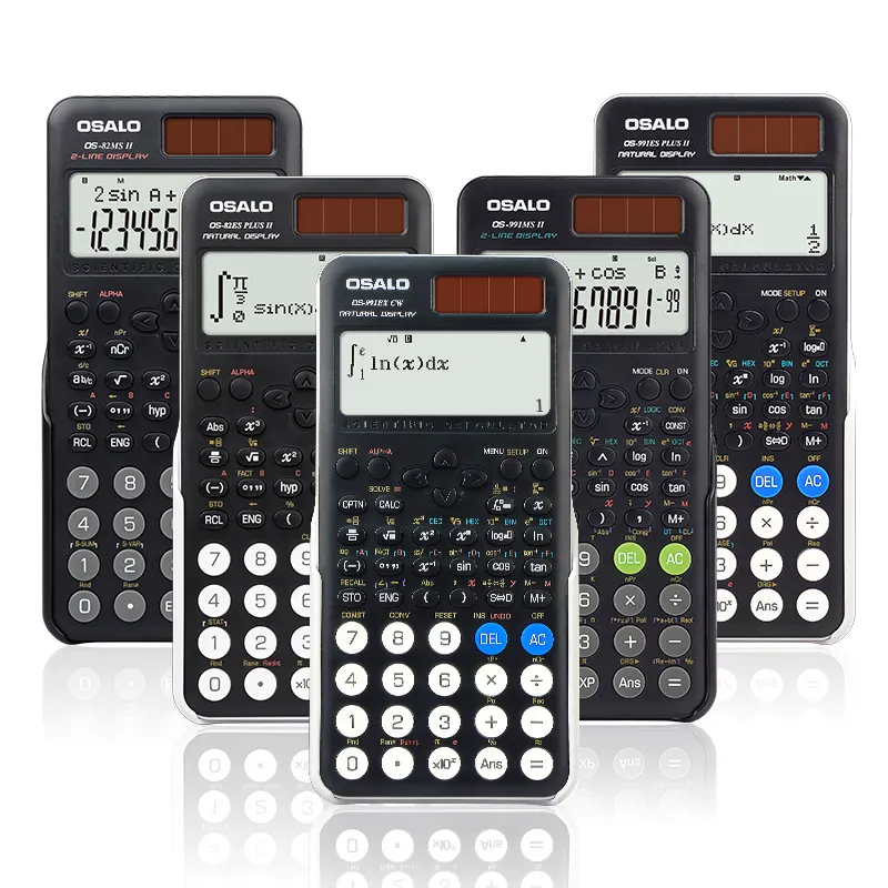 Modèle multiple Calculatrice scientifique Calculatrice à 10 + 2 chiffres Calculatrice personnalisée Éducation Étudiant École Papeterie Calculadora Cientifica