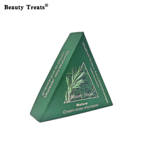 Jabones de Baño y Champú Triangulares de Platycladus, Hechos a Mano, Orgánicos, Veganos, Medicinales, Naturales, a Base de Plantas, Anti-Frizz, en Empaque Personalizado - Product Image 2