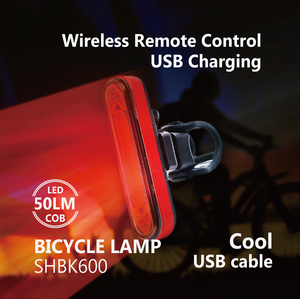 Wireless <strong>Remote</strong> <strong>Control</strong> Led Steering Bike Tail Cycling Easy Mounting Waterproof <strong>Programming</strong> Bicycle Rear Light With Rubber Bnd - Product Image 6
