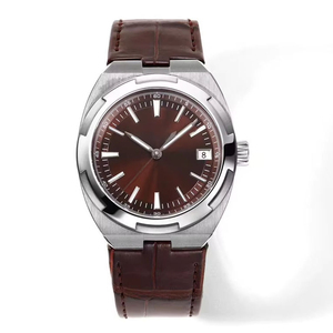 High End Trendy Luxury Stainless Steel Case Genuine Leather Strap <b>Automatic</b> Men's <b>Watch</b> Casual <b>Watch</b> - Product Image 1