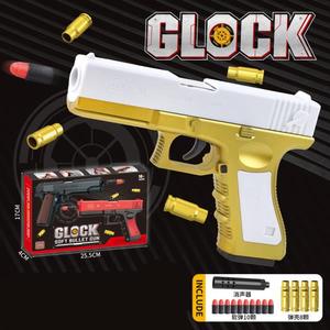 1:1 Scale Pull Back Action Cheap <strong>Realistic</strong> Toy <strong>Guns</strong> with 10 Soft Bullets and 8 Rounds Ejecting Magazine - Product Image 6