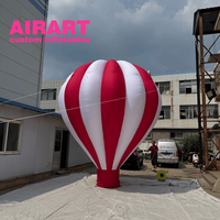 Ballon à air chaud personnalisable de couleur Inflatables pour la décoration extérieure de l'usine gonflable de la publicité