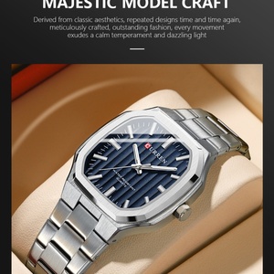 CURREN 2024 Mens <b>Watches</b> 8458 Stainless Steel Men Wrist <b>Watch</b> Casual Luxury Waterproof Sport <b>Watch</b> for Men Quartz - Product Image 5