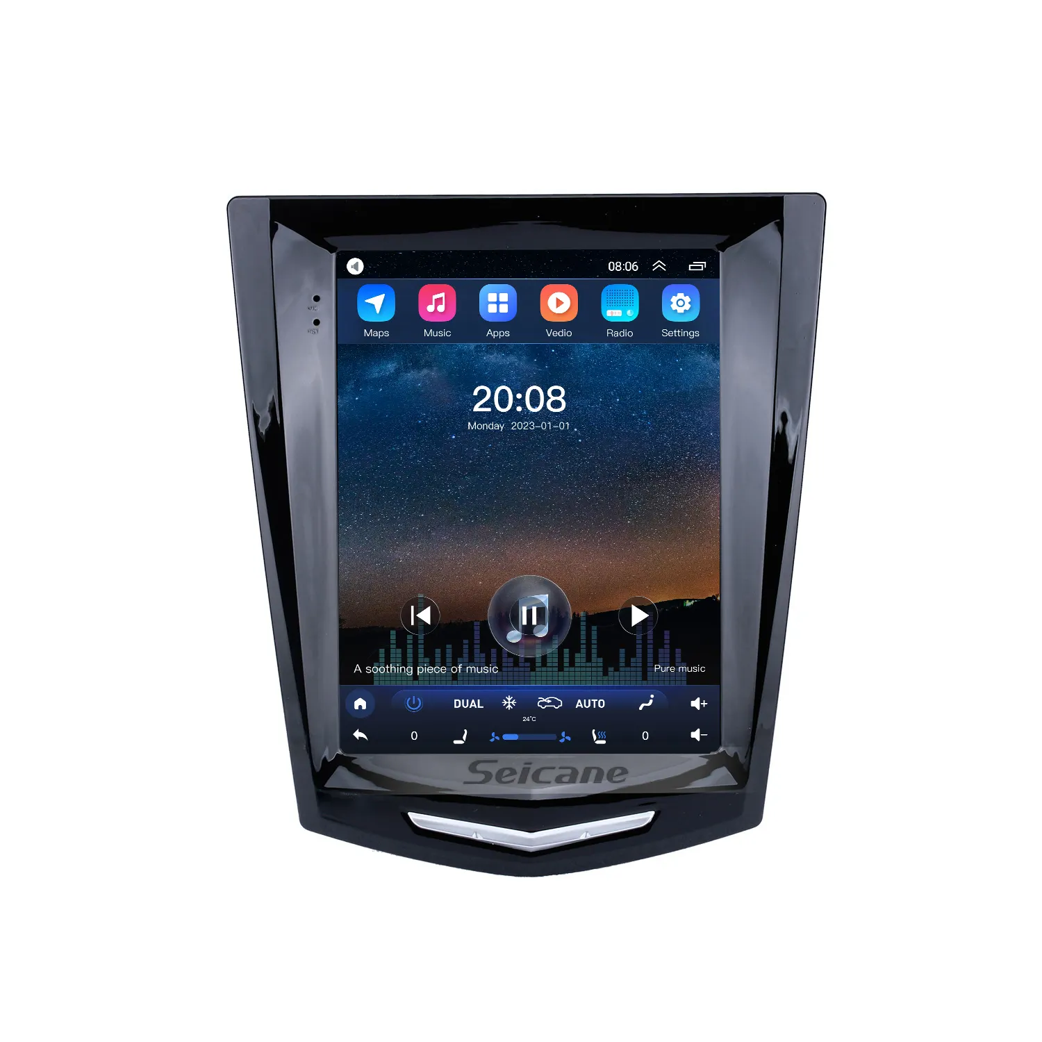 Màn Hình Cảm Ứng HD 9.7 Inch Âm Thanh Nổi Trên Xe Hơi Android 10.0 Dành Cho Cadillac /ATS/XTS/ATSL/SRX/CTS 2011-2019 Hệ Thống Định Vị Wifi