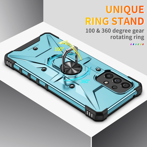Funda de teléfono 3 en 1 con armadura gruesa de metal, con anillo de succión magnético, para <span class=keywords><strong>Samsung</strong></span> Galaxy A73, <span class=keywords><strong>A53</strong></span>, A33, 2022 - Product Image 4