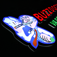 Lettres lumineuses 3D personnalisées EZD, étanches, à LED, pour enseignes extérieures, devantures de magasins, enseignes de boutiques