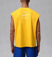 Camiseta sin Mangas Personalizada con Serigrafía, 95% Algodón, 5% Elastano, al por Mayor, para Gimnasio, Deportiva, Ajustada, para Entrenamiento