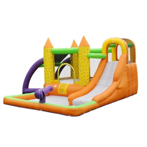 Gran Venta de <span class=keywords><strong>castillo</strong></span> inflable para exteriores/interiores para niños tobogán de múltiples funciones que proporciona agua horas Casa de rebote trampolín - Product Image 4