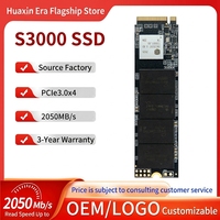 SSD NVMe Kecepatan Tinggi untuk Laptop Gaming 128GB 256GB 512GB 1TB Tbw Pcie 3.0 M.2 Internal Port Ekspansi SATA Baru