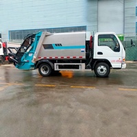 Camion compacteur à ordures JAC 5 CBM, petit compacteur à ordures, camion à ordures, véhicule d'élimination des déchets