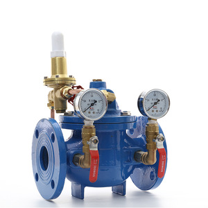 Válvula Reguladora de Presión Ajustable Operada por Piloto 200X-16Q para Suministro Doméstico de Agua, Válvula de Tubería con Brida - Product Image 2