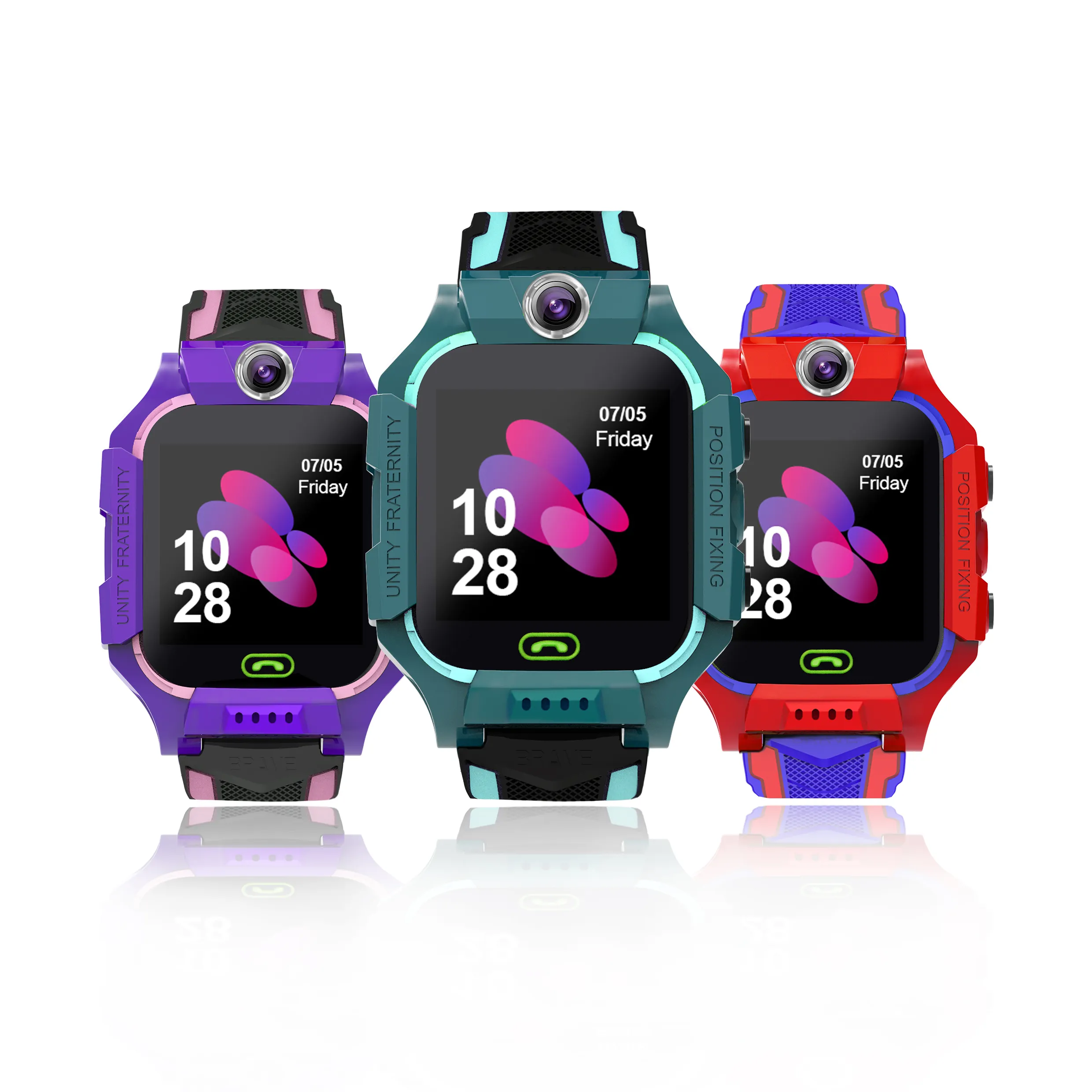 2022 New Z6 Anti-child Loss Sim Card Smartwatch 2g Calling Waterproof Watch Q12 Smart Kids Watch With Camera Gps