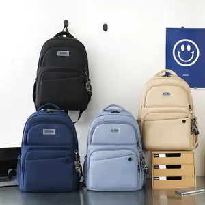 CLBDCustom fashion simple men and women new college backpack Oxford Business leisure computer bag Travel backpack Schoolbag Scho