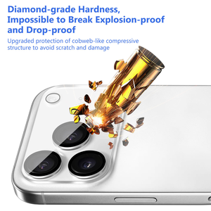 Nouveau verre trempé HD clair étanche un corps protecteurs d'objectif de caméra pour IPhone 17 Pro Max/17 Air Lens Films de protection couverture - Product Image 5