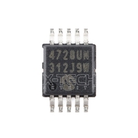 Puce DAC à quatre sorties 12 bits MCP4728-E/UN MSOP-10