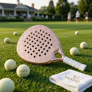 <span class=keywords><strong>Raquette</strong></span> de <span class=keywords><strong>padel</strong></span> en fibre de carbone 18K, forme diamant, fabricant TASPO, logo personnalisé, OEM, vente en gros, faible MOQ, <span class=keywords><strong>raquette</strong></span> de tennis de <span class=keywords><strong>padel</strong></span> - Product Image 1