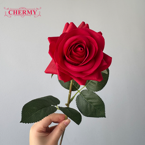 <span class=keywords><strong>Fiori</strong></span> Artificiali Dalian Chermy DC165, Rose in Lattice Rosa, Bianche <span class=keywords><strong>e</strong></span> Rosse al Tatto Realistico, Decorazioni per Matrimoni - Product Image 3