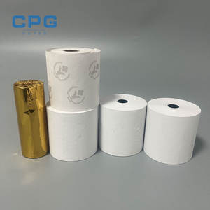 Papel Térmico para Recibos POS de 80x70mm y 80x80mm, Venta al por Mayor de Fábrica, Sin BPA, 55gsm, Rollo de Papel Térmico de 80mm de Alto Brillo para Cajeros Automáticos - Product Image 1