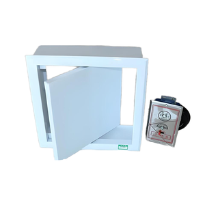 Salida de escape de humo tipo placa completamente automática ajustable a través del control cercano para conductos HVAC. - Product Image 1