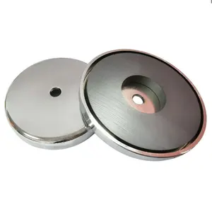 Bevestigingsmiddel Ronde Basis Potmagneet Permanent, Pot Industriële Magneet Pot Cup Magneten Ferriet Magnetisch