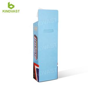 Çevre dostu çikolata/şeker kat ekran standı düz paketi Matt Finish promosyonlar için karton raf - Product Image 4