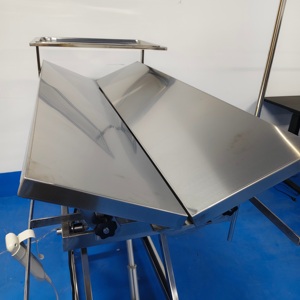 Table d'opération électrique en acier inoxydable 304 avec système de chauffage et <span class=keywords><strong>alimentation</strong></span> électrique intégrée pour usage chirurgical vétérinaire - Product Image 3