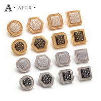 Bouton-pression APEX en Zamak pour Kandura, Thobe, Jubba, 12 mm, avec logo métallique personnalisé, fabrication OEM/ODM, bouton-pression de luxe