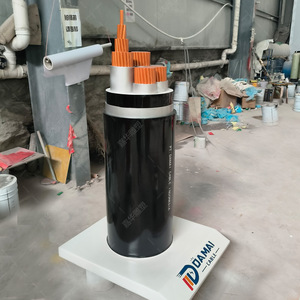 DAMAI <b>Cable</b> Sculpture Fiberglass Column Outdoor <b>Display</b> Prop - Product Image 2