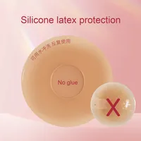 Pétales de poitrine respirants de haute qualité Couverture de mamelon collant Ton de peau Opaque Adhésif à la mode sans couture pour les zones sensibles
