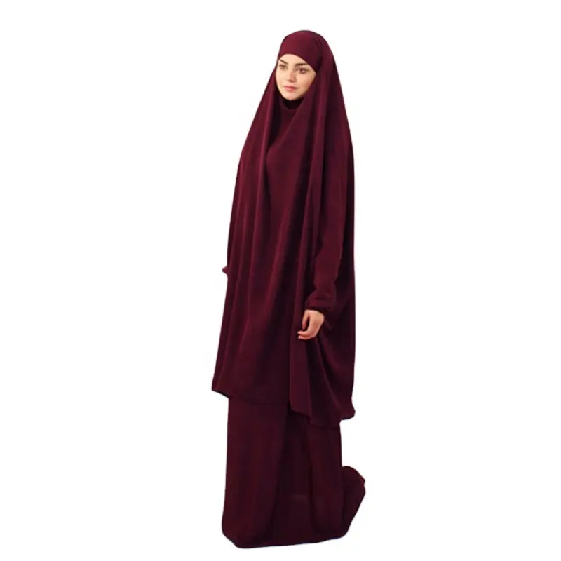 Baju Hijab Wanita Muslim, Baju Garmen Berkerudung Panjang Khimar Jilbab Abaya Penutup Penuh Djellaba, Baju Lebaran, Islami, Burka Niqab