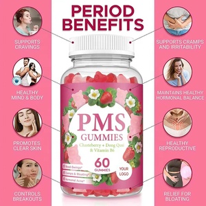 Gommose PMS 60 pezzi - Corniola, <span class=keywords><strong>Dong</strong></span> <span class=keywords><strong>Quai</strong></span> e Vitamina B6, Supporta l'Equilibrio Ormonale - Product Image 2