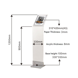 Cao cấp languo DS-V005-<span class=keywords><strong>A3</strong></span> quảng cáo trong suốt <span class=keywords><strong>Acrylic</strong></span> với <span class=keywords><strong>A3</strong></span> <span class=keywords><strong>Poster</strong></span> chủ tầng Hiển thị dấu hiệu đứng - Product Image 6