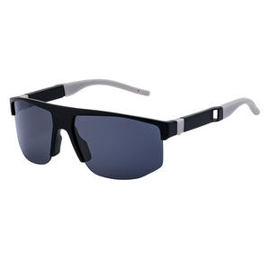 Gafas de Sol Deportivas para Ciclismo para Hombre, Montura Negra, Lentes Polarizadas de PC, Protección UV400, Diseño Cuadrilateral - Product Image 3