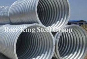 Tubería <span class=keywords><strong>de</strong></span> <span class=keywords><strong>Acero</strong></span> Corrugado Galvanizado para <span class=keywords><strong>Alcantarillas</strong></span> y Puentes, Tubería Galvanizada - Product Image 4