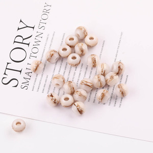 ลูกปัดเรซิ่นเลียนแบบหยกทรงกลมขนาด 12 มม. สำหรับทำเครื่องประดับ DIY - Product Image 2