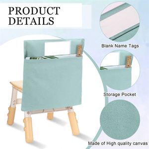Organisateur de dossier de chaise, organisateur de siège pour chaise d'écolier, pochette de rangement pour classe avec porte-nom - Product Image 4