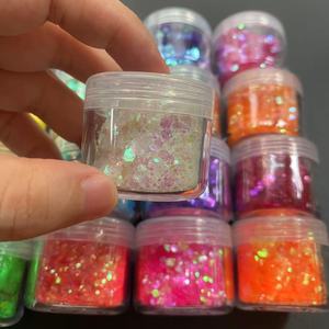 Paillettes irisées pour l'artisanat-Mélange arc-en-ciel épais avec paillettes (gobelets, <span class=keywords><strong>peinture</strong></span> murale, poudre acrylique) - Product Image 3