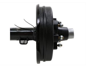 Essieu droit de <span class=keywords><strong>remorque</strong></span> de charge 1000KG avec frein électrique à tambour 5 boulons sur essieux de <span class=keywords><strong>remorque</strong></span> de moyeu de tambour de 4.5 "avec frein électrique <span class=keywords><strong>pour</strong></span> <span class=keywords><strong>remorque</strong></span> - Product Image 4