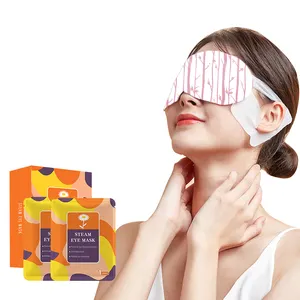 Kunden spezifische Aroma therapie Hot Com press Augen maske Eye strain Relief Einweg-Dampf-Augen maske