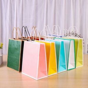 Bolsa de Papel de Embalaje para Joyería, Regalos y Ropa, con Logotipo Personalizado Impreso en Negro de Lujo, al por Mayor - Product Image 3