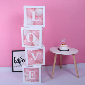 Cajas Transparentes Blancas para Regalos, Ecológicas y Duraderas, para Baby Shower, <span class=keywords><strong>Cumpleaños</strong></span>, Día de la Madre, Decoraciones para Fiestas, Regalos para <span class=keywords><strong>Adolescentes</strong></span>, Venta al Por Mayor - Product Image 3